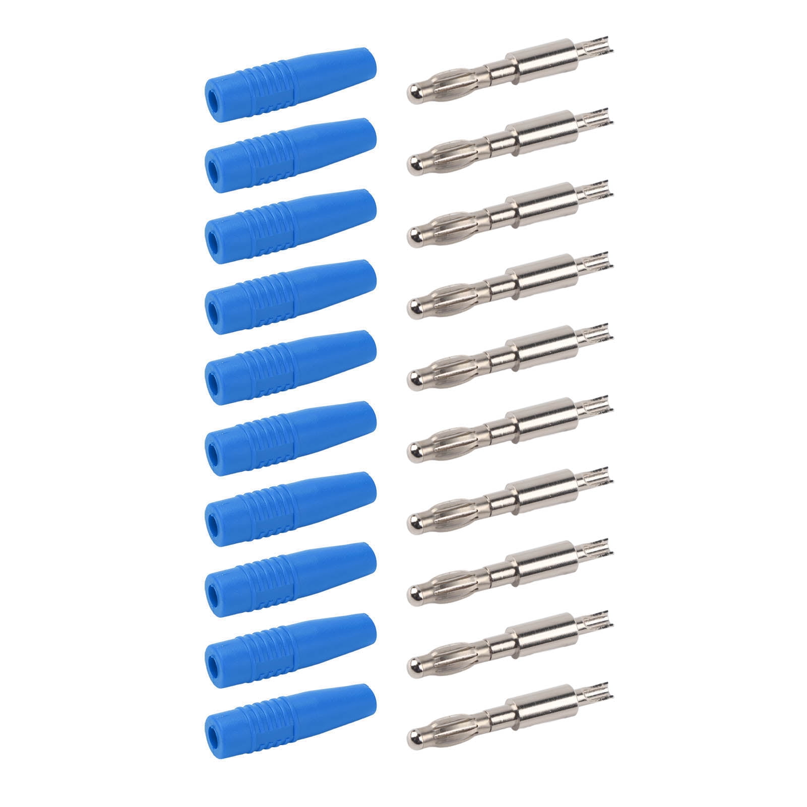 4.0mm Weld Banana Plugs, PVC Socket Convenient Removable Banana Plug