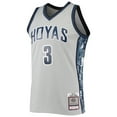 thumbnail image 2 of Men's Mitchell & Ness Allen Iverson Gray Georgetown Hoyas 1995/96 Swingman Replica Jersey, 2 of 3