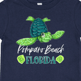 thumbnail image 4 of Inktastic Pompano Beach, Florida Happy Sea Turtle Boys or Girls Baby T-Shirt, 4 of 5