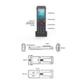 thumbnail image 3 of Cordless 4G LTE Cordless Phone Portable Wifi 2.4in Color Screen Desktop Phone for Dect VoIP Black, 3 of 7