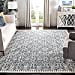 thumbnail image 3 of Safavieh Cambridge Collection CAM123G Handmade Moroccan Premium Wool Area Rug, 8' x 10', Navy Blue / Ivory, 3 of 4