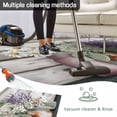 thumbnail image 5 of Spring Floral Outdoor Rug for Patio/Deck/Porch, Non-Slip Large Area Rug 3 x 5 Ft, Pastoral Bottle Daisy Lavender Gray Wooden Indoor Outdoor Rugs Washable Area Rugs, Camping Rug Carpet Runner, 5 of 8