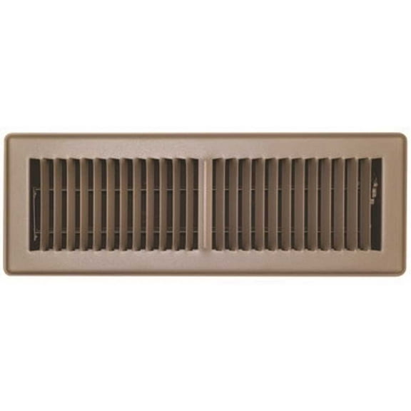 TruAire 150MB 04X14 4 in. x 14 in. Floor Register , Brown