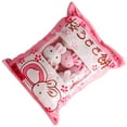 thumbnail image 3 of Pink Stuffed Rabbit Toy Bunny Plush Doll for Kids and Adults Couch Nap Companion 1Set 50X38X10in, 3 of 8