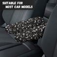 thumbnail image 3 of Yuyamidu Sun and Moon Car Front Seat Armrest Cover Black Armrest Cover for Car Truck Auto Accessories Elastic Vehicle Seat Arm Rest Protector Decor, 3 of 7