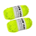 thumbnail image 2 of Iumwxz Luminous Glow in the Dark Yarn for DIY Arts and Crafts, 100% Polyester Fiber, Machine Washable, Soft and Durable for Hand Weaving Projects, 2 of 3