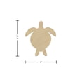 thumbnail image 3 of Essentials By Leisure Arts Arts Flat Wood Shape 24pc Sea Turtle, 3 of 3