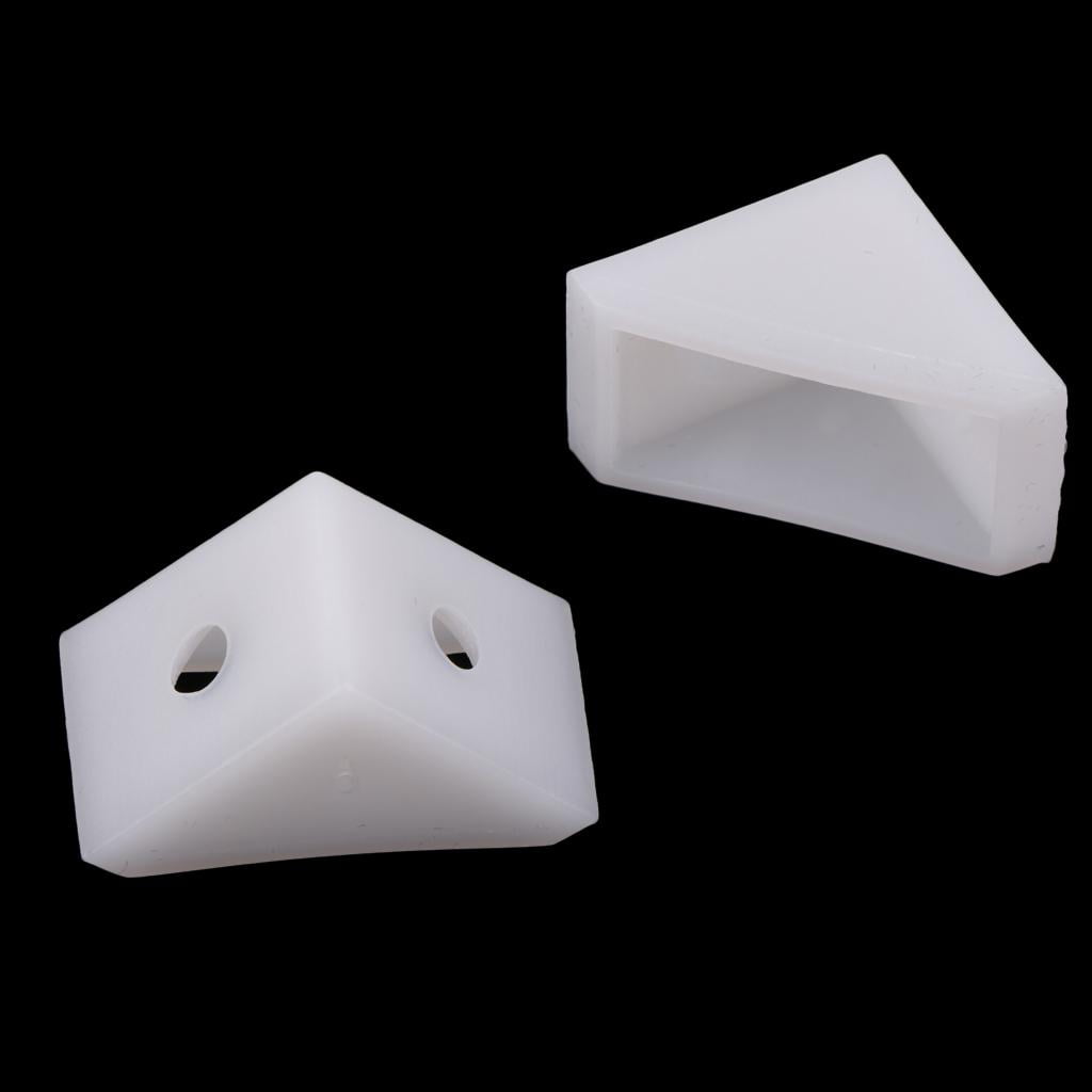 200 Pcs Heavy Duty ''L'' Corner Joint Angle Bracket Shelf Bracket Wall Hanging W/ Screws Decorative Corner Brackets Joint Angle Bracket