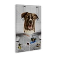 thumbnail image 2 of Stupell Industries Traditional Daily Dog Bathroom Humor Canvas Art, 30 x 45, by Jesse Keith, 2 of 7