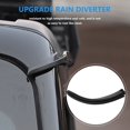 thumbnail image 3 of Deflector de lluvia de capota rígida, deflector de extensión de canalón para Wrangler JL JLU JT 2018-2021 Accesorios, 3 of 5