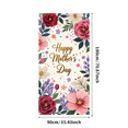 thumbnail image 3 of Floral Happy Mother's Day Backdrop Banner Decoration Background Flower Print Party Supplies Wall Hanging Photography Props Mother's Day Celebration, 3 of 7
