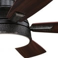 thumbnail image 3 of Walton 52 In. Bronze Industrial Loft Ceiling Fan with LED Light Kit and Remote, 3 of 10