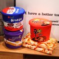 thumbnail image 5 of pieza de simulación de cubo de fideos instantáneos, juguetes de peluche, deliciosos fideos, manta realista, almohada increíble para regalo de cumpleaños y Navidad, 5 of 5