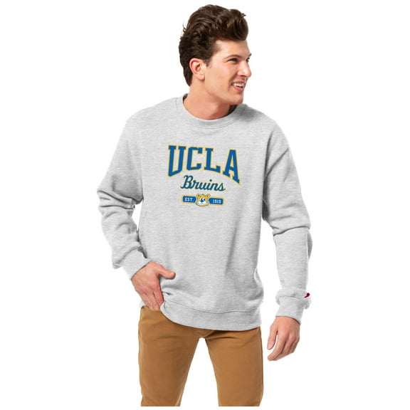 Men's-League Collegiate Wear  Heather Gray UCLA Bruins Essentials 2.0 Pullover Sweatshirt