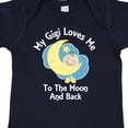 thumbnail image 4 of Inktastic Gigi Loves Me to the Moon and Back Boys or Girls Baby Bodysuit, 4 of 5