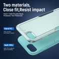 thumbnail image 5 of Nalacover for iPhone 7 / 8 / SE 2020 / SE 2022 Case: Dual Layer Protective Heavy Duty Cell Phone Case Shockproof Rugged Bumper Tough Hand Grip - Military Grade Drop Tested, Green, 5 of 6