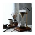thumbnail image 4 of Pour Over Stand Coffee Station Pour Over Coffee Dripper Adjustable Coffee Filter Stand Holder with Wooden Base, 4 of 5