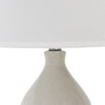 thumbnail image 4 of Hardback Shade Table Lamp with Double Gourd Ceramic Base Cream - Saltoro Sherpi, 4 of 5