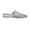 Silver, variant on Women's Woven Mesh Mules Square Toe Closed Toe Backless Slides Flat Slip On Breathable Summer Mule Shoes Casual Slippers for Daily Indoor Outdoor Wear