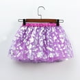 thumbnail image 2 of LIIPEE Girls Skirts Halloween Cartoon Pumpkin Printed Tulle Ballet Dance Tutu Skirt Child Breathable Casual Daily Party Photoshoot Skirt,Light Purple,5-8 Years, 2 of 5