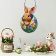 thumbnail image 4 of Easter Decorations,Easter Bunny Hanging Ornament,Colorful 2D Acrylic Easter Egg And Bunny Window Hanging Decor for Spring Holiday Tree Window Party Indoor Outdoor Festive Decoration, 4 of 6