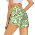 thumbnail image 3 of Goofa Cute Frog Printed Women 2 in 1 Running Shorts,Quick Dry Athletic Workout Shorts,High Waisted Athletic Shorts with Liner Pockets-X-Large, 3 of 9