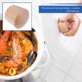 thumbnail image 4 of 2pcs Wooden Pot Lid Wooden Pot Lid Handle Universal Pot Lid Kitchen Pot Lid (M6 Light Color), 4 of 4