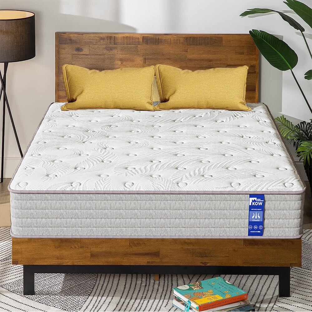 12 Inch Full Size Soft Innerspring Mattress Medium Firm Gel Memory Foam In A Box 3432