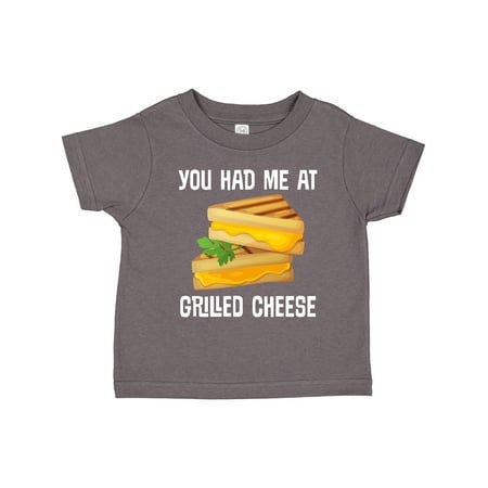 

Inktastic You Had Me at Grilled Cheese Sandwich Gift Toddler Boy or Toddler Girl T-Shirt