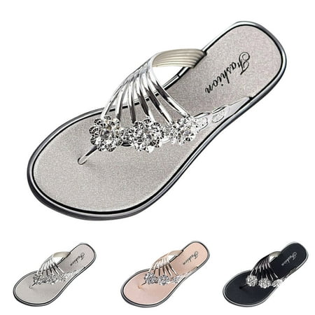 

NECHOLOGY Womens Wedge Flip Flops 11 Women Slippers Summer Fashion Flip Flops New Sandals Flip Flops for Women Size 8 under 10 Black 7.5