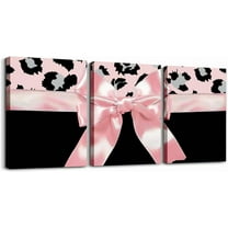 Hieng Gold Leopard 3 Piece Canvas Wall Art for Living Room Bedroom Leopard Wall Art for Home Decor Animal Print Office Decor Artwork Wild Animal Fur Picture Painting Posters