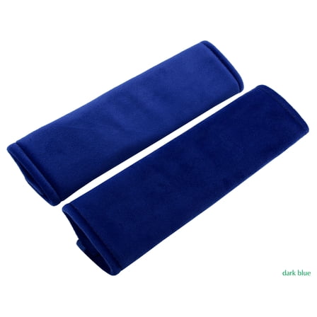 Designcovers set(2 pcs) Royal blue Universal Velour Car Safety Seat Belt Strap Cover Shoulder Pad