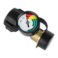 thumbnail image 1 of Baohd Brass Tank Adapter Pressure Meter Gauge Grill BBQ RV Tank Valve, 1 of 1