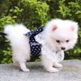 thumbnail image 5 of Cute Soft Bowknot Clothes for Dogs Outfits Puppy Vest Dog Chest Strap Dog  Harness Pet Leash PINK XL, 5 of 8