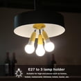 thumbnail image 1 of 1 portalámparas 3 en E27 a E27 Base Socket Splitter LED Bombilla amarilla Likrtyny  Para estrenar, 1 of 8