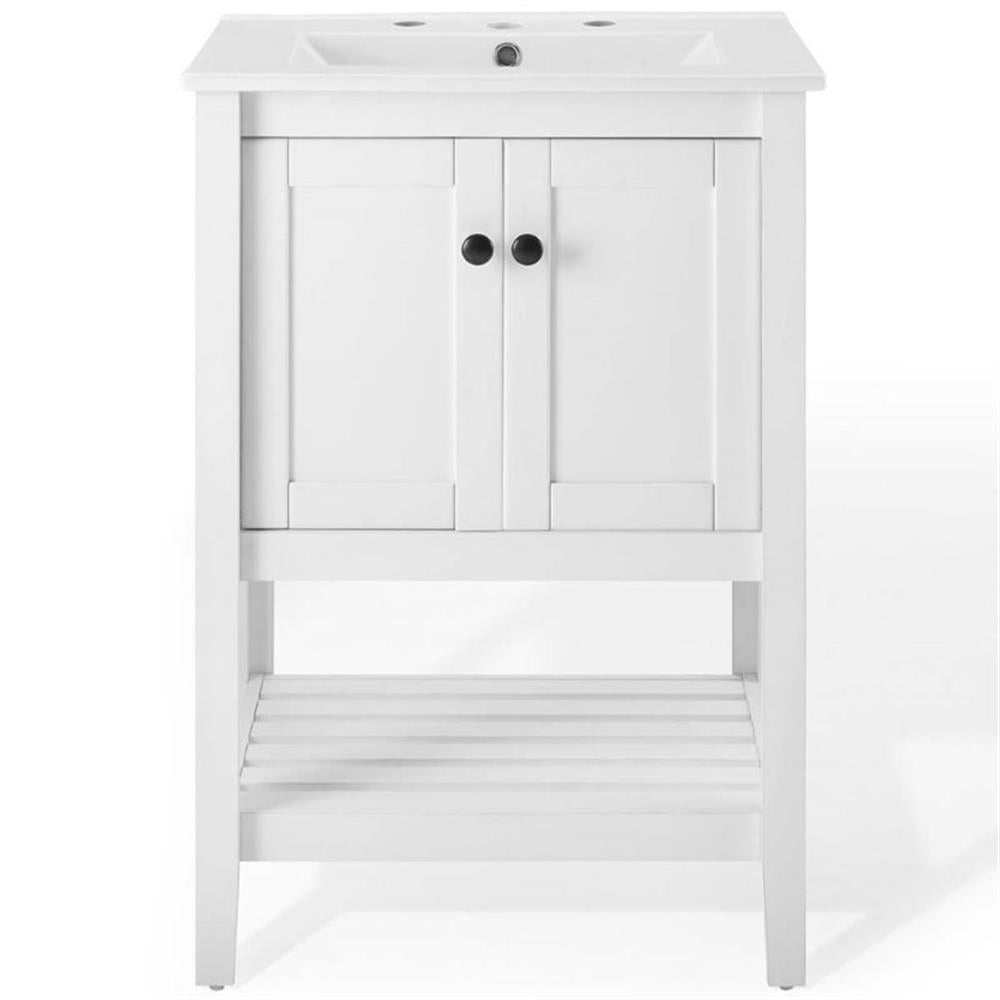 Prestige 24" Bathroom Vanity White White