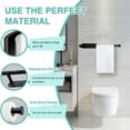 thumbnail image 6 of Kitchen Paper Towel Holder Adhesive Tissue Hanger Toilet Roll Paper Dispenser Cabinet Storage Napkin Rack Bathroom Accessories, 6 of 9