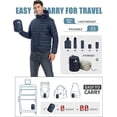 thumbnail image 5 of Packable Puffer Jacket Men Pioneer Camp 16oz Hooded 3 Pockets, 5 of 5