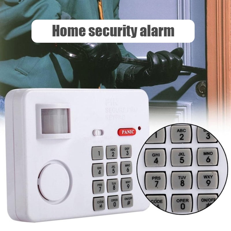 Buglar Security Alarm Motion Sensor Keypad Wireless Safety For Home Garage Shed 