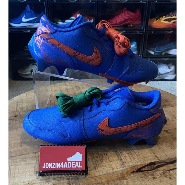 NWB N I-K-E Jo r-dan 1 Low Florida Gators Vapor Edge PE SMU Football Cleats Size 14
