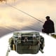thumbnail image 4 of Bolsa de aparejos de pesca al aire libre, impermeable, organizador de paquete de soporte para señuelos para pesca en el mar verde, 4 of 8