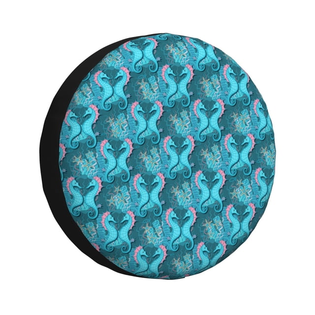 Balery Seahorse Cubiertas para Neumáticos - Protector Resistente para Neumáticos de Camioneta, SUV, Remolque, Camper y RV-15 inch