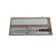 thumbnail image 5 of Au Nain Le Thiers Prince Gastronome Bread Knife in Wood Box  Serrated Stainless Steel Rosewood Handles with Gold Brass Rivets and Bolster, 5 of 5