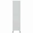 thumbnail image 3 of vidaXL Locker Cabinet White 35.4"x17.7"x70.9" Steel, 3 of 8