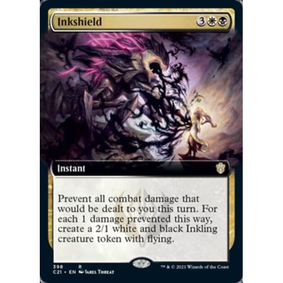 Magic the Gathering - Commander 2021 Strixhaven - Inkshield (Extended Art) Near Mint