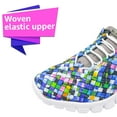 thumbnail image 2 of ZEE ALEXIS Women's Danielle Woven Sneakers, Color: Turquoise Multi, Size: 8, 2 of 6