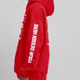 thumbnail image 5 of Tisuna Diy Hoodie For Children Freestyle Design Long Sleeve Hooded Tops Fashion Modern Big Girls Boys Kids Autumn Winter Pullover Diy Hoodies Red Size 14-15 Years, 5 of 8