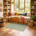 thumbnail image 2 of ODIKA 3'x5' Ultra-Soft Throw Mat, Long Sage Wildflower Perched Muted Botanical Countryside Bathroom None Washable, Bare feet friendly, Easy Care Indoor rug for Bedside, Vanity, 2 of 7