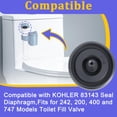 thumbnail image 4 of Juego de 3 sellos para válvula de llenado de inodoro HUTUDAN compatibles con Kohler y Fluidmaster, 4 of 7