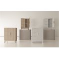 thumbnail image 2 of Gabinete Independiente de Baño Roble Natural con 3 Cajones y 1 Puerta, patas elevadas para almacenaje de artículos de aseo, 2 of 9